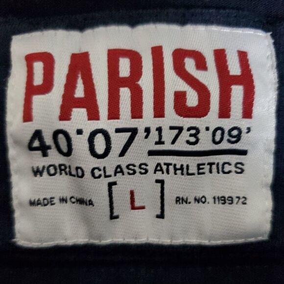 Parish Nation Men's Navy Long Sleeve Shirt - Picture 6 of 6